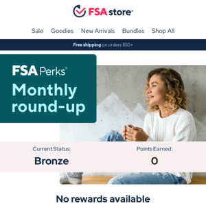 Your Monthly FSA Perks® Check-In 