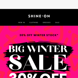 ☃️BIG SAVINGS! SHOP OUR BIG WINTER SALE!☃️