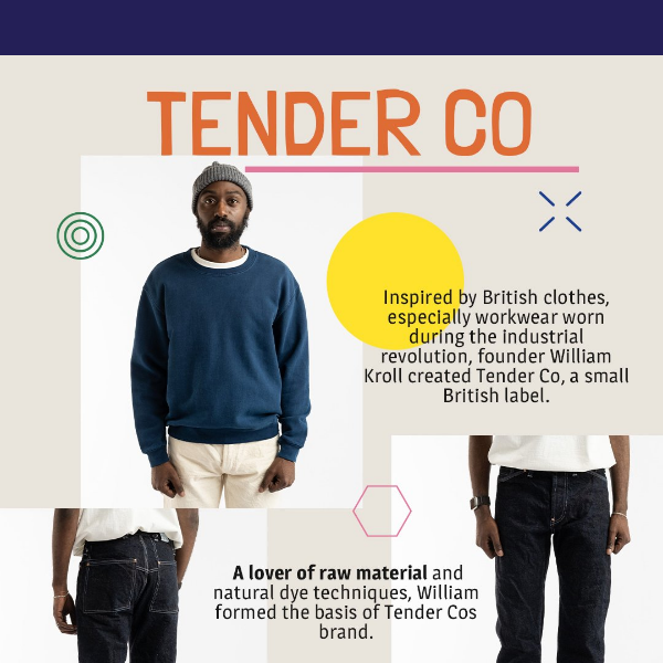 New in from Tender Co!