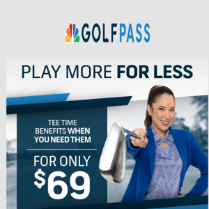 Unlock affordable and flexible golf with GolfPass+ Flex