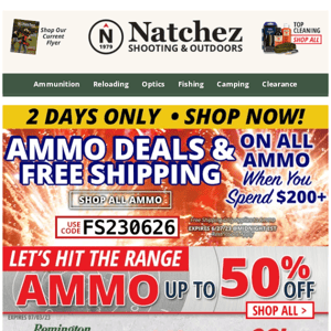 Hit the Range with Up to 50% Off on Ammo Mix Monday!