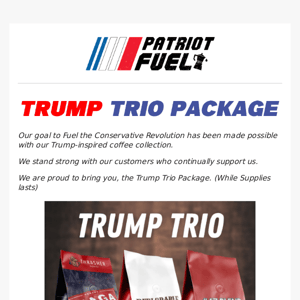 🇺🇸 Trump Trio Package Offer (While Supplies Lasts!)