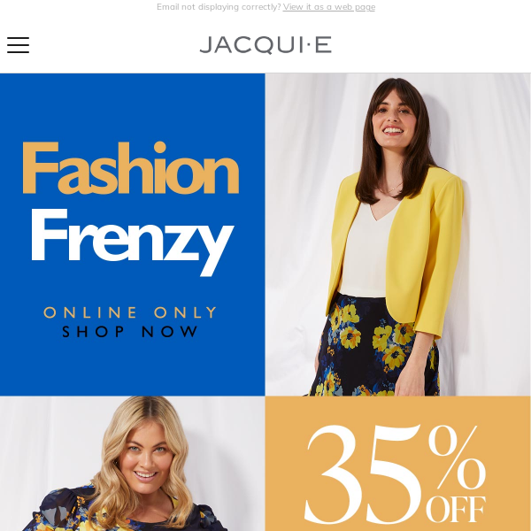 Click To It! 40% Off All Dresses With Fashion Frenzy!