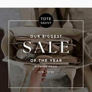 ⭐ Save the Date for Our Biggest Sale of the Year ⭐
