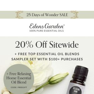 Surprise! Get 20% Off + TWO Free Gifts