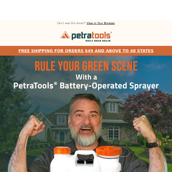 Spray It Forward With a PetraTools Battery Powered Sprayer
