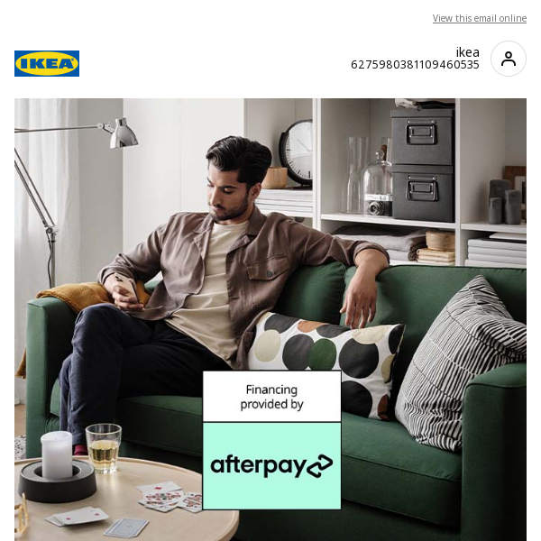 IKEA shop now, pay later!