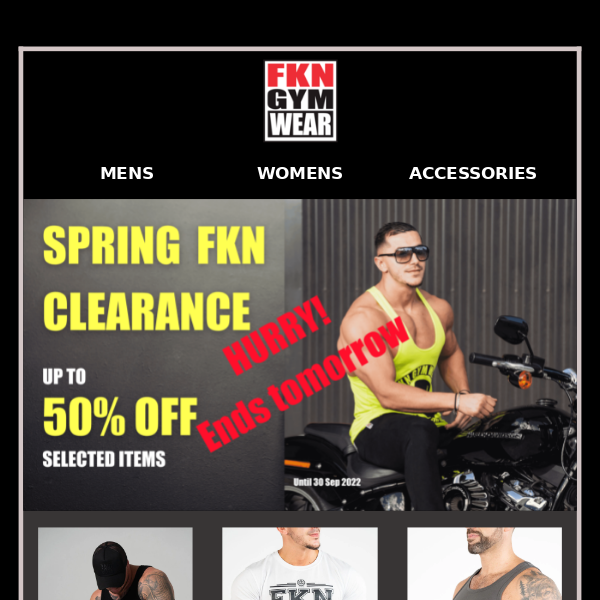 LAST DAY! SPRING FKN CLEARANCE