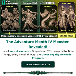 The Adventure Month IV Monster Revealed! 🎲