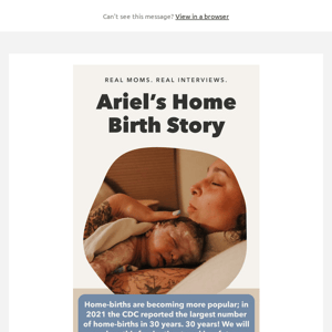 Ariel’s Home Birth Story