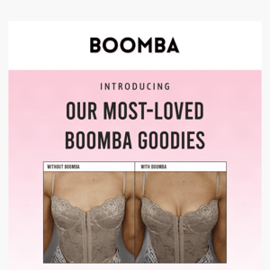 BOOMBA goodies that BOOMBA Babes love 💖