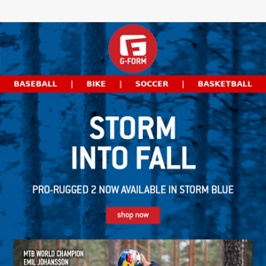 NEW! Storm the Trails with Pro-Rugged 2 Now In Storm Blue!