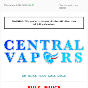 💥eJuice SUPER SPECIAL Bulk Size Deal!💥 at CentralVapors