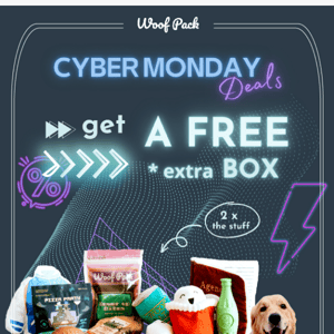 ⚡Cyber Monday: Get $100 worth of toys & treats😱
