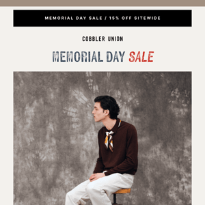 Our Memorial Day Sale Starts NOW!