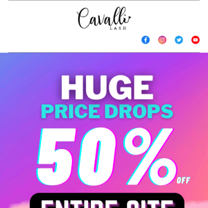🚨 50% OFF ENTIRE SITE 🚨 😱 HUGE PRICE DROPS! 🎁💖