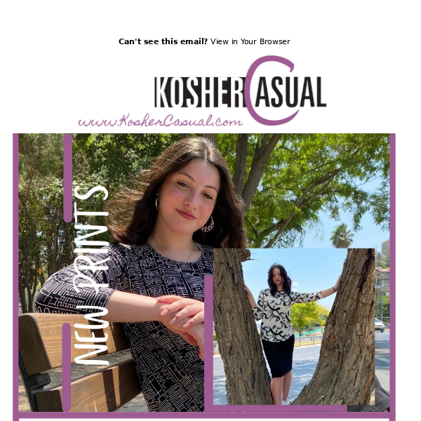 😍 You’re Going to Love Our New Tunic Prints! 😍 Kosher Casual