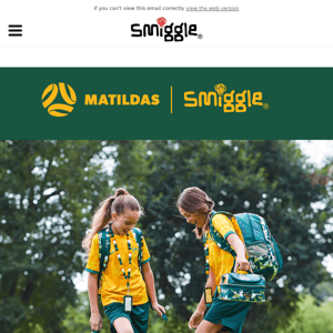 🏆 World first collab! Matildas x Smiggle