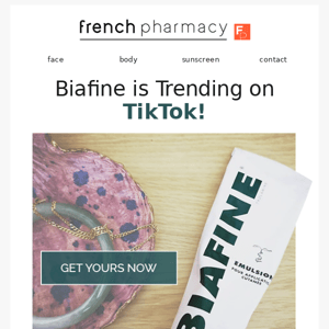 Trending on TikTok: Biafine!!!