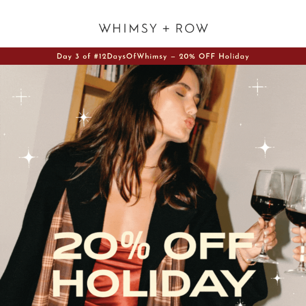 20% OFF Your Holiday Party Look 🥂👠