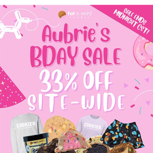 🎉 It’s Aubrie’s Birthday FLASH SALE! 🎉