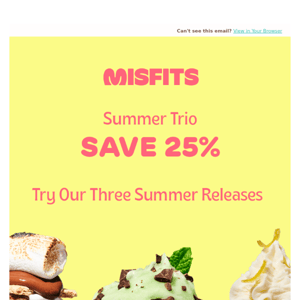 Save 25% on the Summer Trio