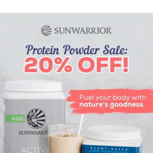 Sunwarrior 💪 Fuel up Your Body!