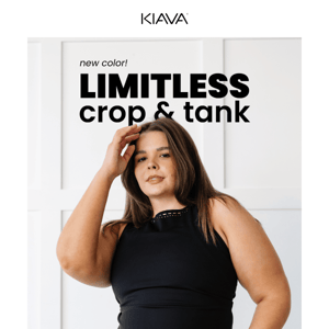 LIMITLESS TOPS: now in black 🖤