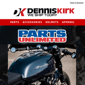 Shop Parts Unlimited For Your Cruiser at Denniskirk.com