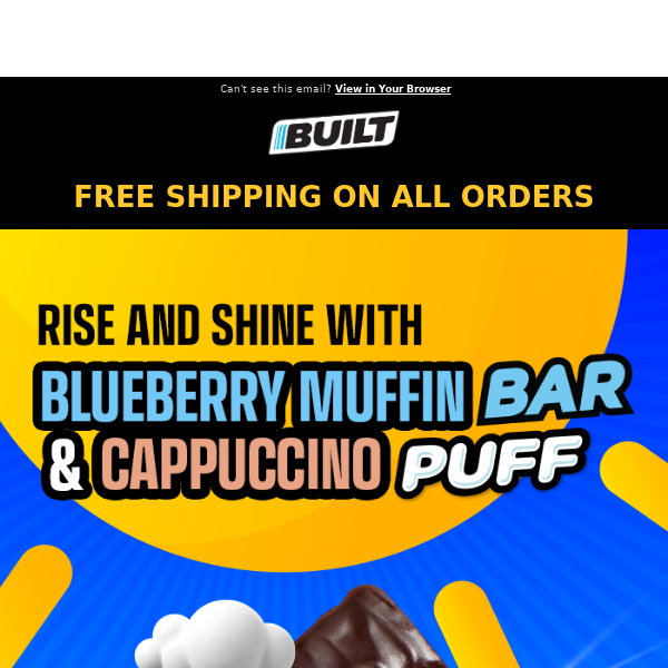 SALE! Cappuccino Puffs and Blueberry Muffin Bars!