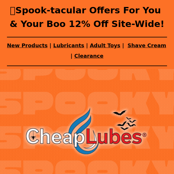 👻 Ghostly Delights: Spook-tacular Offers For You & Your Boo - 12% Off Site-Wide!