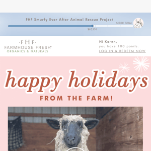 VIDEO: Holiday Wishes from the Farm