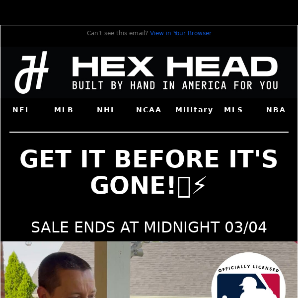 MLB FLASH SALE - ENDS AT MIDNIGHT!⚾⚡