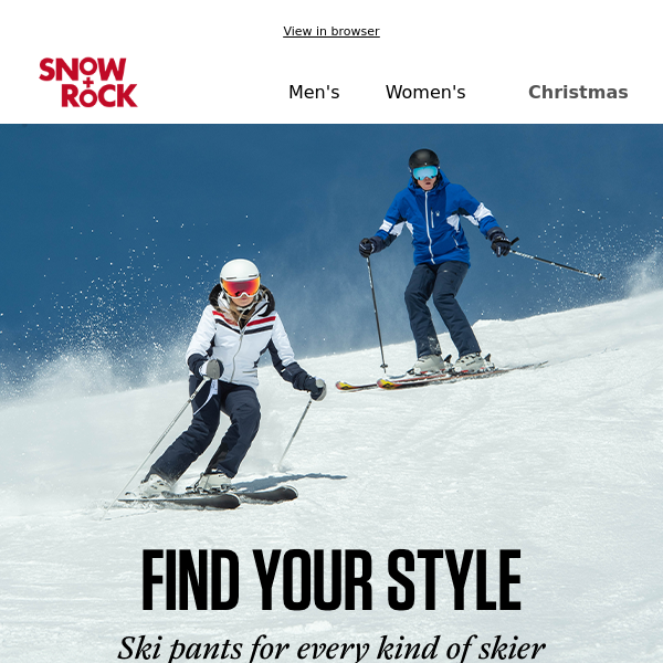 Find the right ski pants for you
