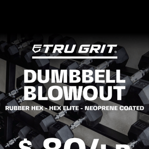 Dumbbell BLOWOUT - This weekend only!