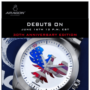 Debuts at 12 P.M.  30th Anniversary Edition 3D Eagle Automatic