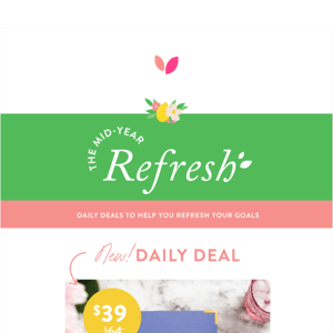 🎉 DAILY DEALS are back just in time for your Mid-Year Refresh!