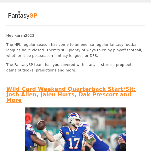 Wild Card Weekend Fantasy Football News and Analysis