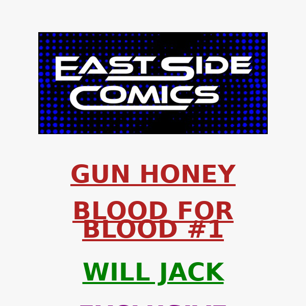 🔥PRE-SALE LIVE in 30-Mins at 2PM (ET)🔥 WILL JACK GUN HONEY BLOOD FOR BLOOD #1 VARIANTS 🔥 PRE-SALE SUNDAY (7/17) 2PM (ET) / 11AM (PT)