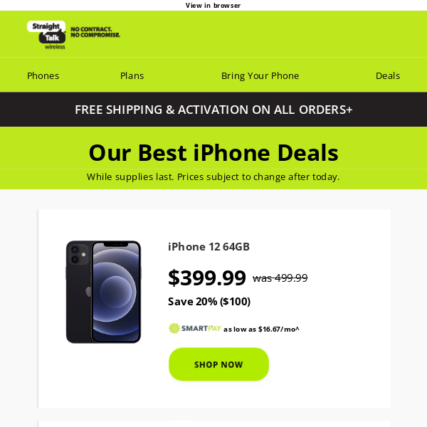 📢 Just reduced: iPhone 12 + more savings 📢 