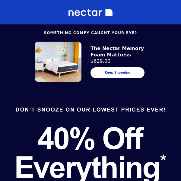 Looking at The Nectar Memory Foam Mattress? It's now 40% Off