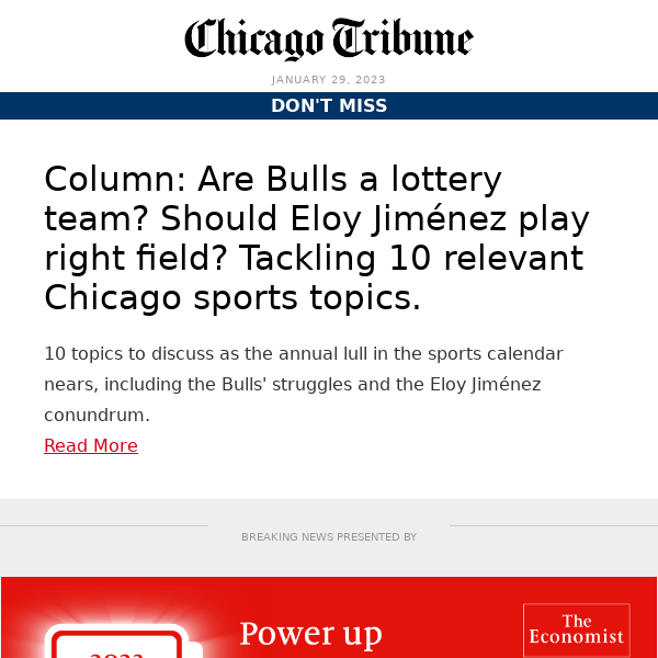 10 Chicago topics for the yearly sports lull