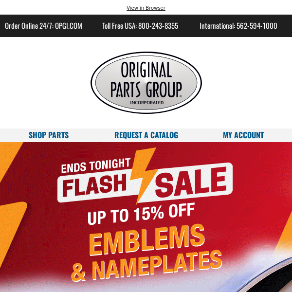 ⚠ Emblems & Nameplates Flash Sale Ends at Midnight ⚠