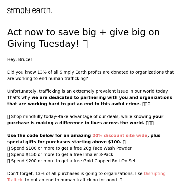 Give Big + Save Big on Giving Tuesday