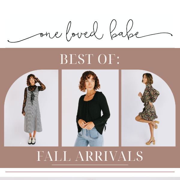 BEST OF: NEW ARRIVALS ❤️