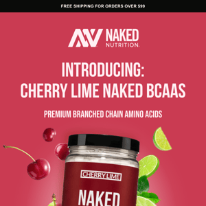 NEW! 🍒 Cherry Lime Naked BCAAs (+20% off for one week)