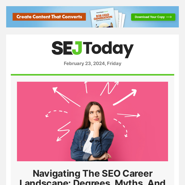 Navigating The SEO Career Landscape: Degrees, Myths, And Realities
