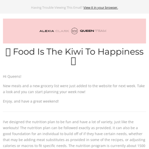 🥝 Food Is The Kiwi To Happiness 🥝
