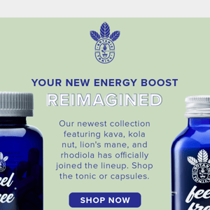 Plant-based energy drink