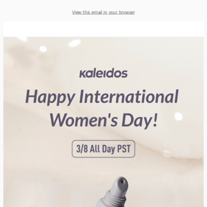 Happy International Women's Day!